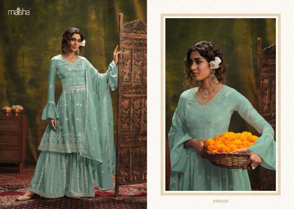 Maisha Sironah Beautiful Chinon  Designer Salwar Suits Collection